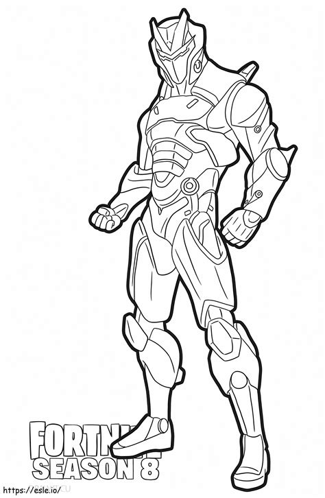 omega fortnite  coloring page