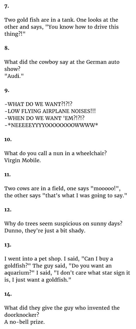 20 short clean jokes that are surprisingly hilarious