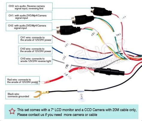 pin reverse camera wiring diagram