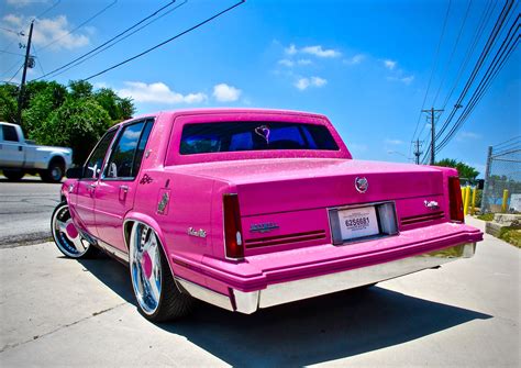 Pink Cadillac Custom On E Mlk Jr Blvd Atx Car Pics My Car Pics
