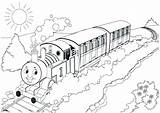 Coloring Train Pages Station Printable Getdrawings sketch template