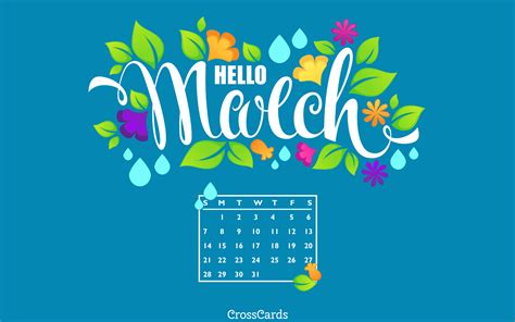 march   march desktop calendar  march wallpaper