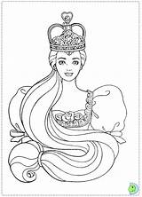 Pauper Princess Coloring Pages Barbie Print Dinokids Close Getcolorings Getdrawings Popular sketch template