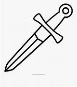 Dagger Clipartkey sketch template