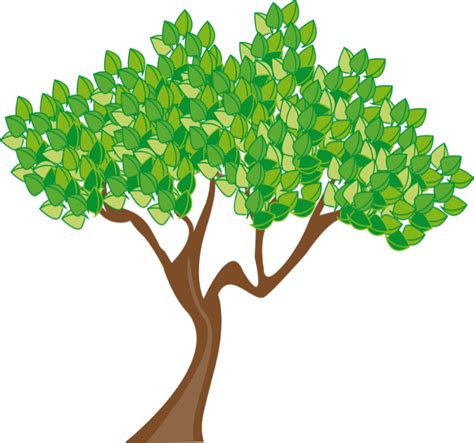 cartoon trees images clipart