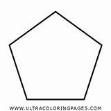 Pentagon Pentagono Ciclopentano Convexo Cuyo Diagonales Poligono Sides Vertices Polygon sketch template