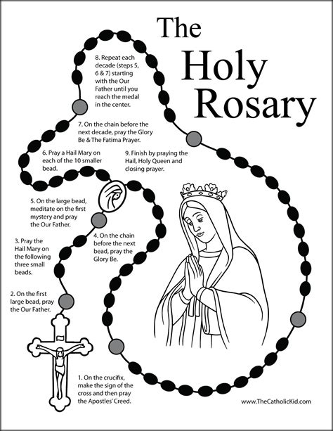printable   pray  rosary  reverasite