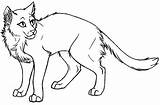 Warrior Cats Coloring Cat Pages Lineart Sheet Realistic Deviantart Warriors Contra Cliparts Drawing Drawings Color Printable Template Print Female Wolf sketch template