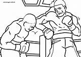 Boxen Malvorlage Kampfsport Boxing sketch template