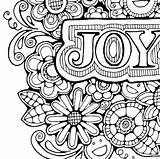 Joy Coloring Colouring Adult Drawn Getdrawings Hand sketch template