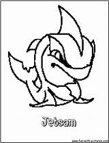 Coloring Jetsam Fun sketch template
