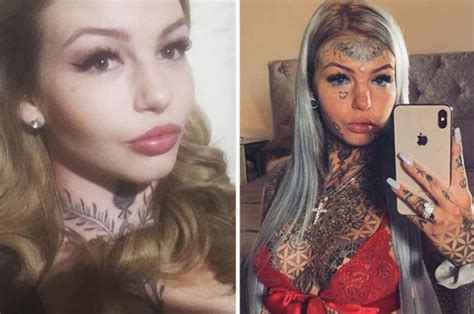 tattoo addict sparks concern by getting her under eyes inked daily star