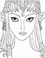 Zelda Princess Twilight Coloring Legend Pages Printable Coloriage Supercoloring Adults Imprimer Color Tales Stories Fairy Version Click Book Getdrawings sketch template