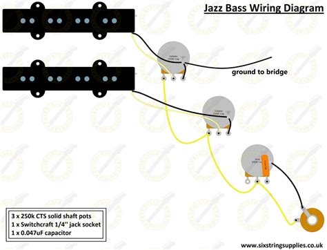 pj bass wiring kit p bass style wiring diagram gavitt ga stranded vintage style push