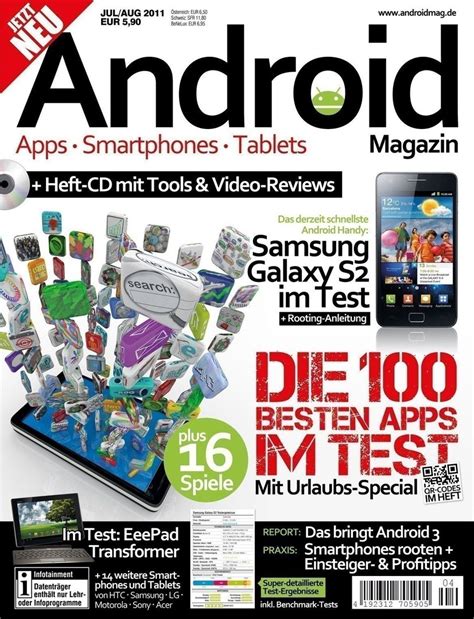 zeitschrift rund um das thema android android magazin android news
