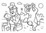 Barnyard Coloring Pages Children Print Kids Simple Justcolor sketch template