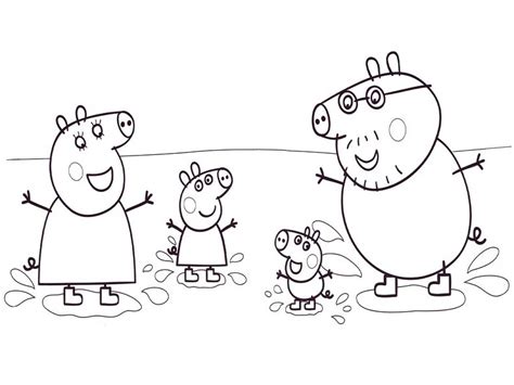 coloring pages peppa pig cartoon coloring pages  kids