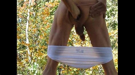 Panties Pulled Down And Fist Fucked Ass Outdoors