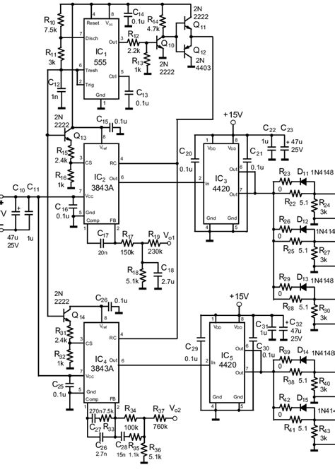 control circuit schematic  scientific diagram