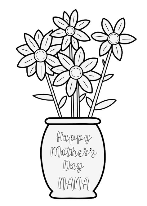 happy mothers day coloring pages   gambrco