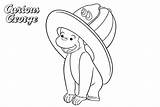 Coloring Pages Curious Hat George Big Printable Kids sketch template