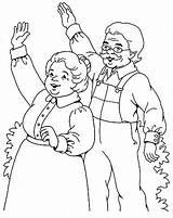 Abuelos Abuelo Saludando Imprimir Colorea Abuelitos Ancianos Colorir Abuelas Grandmother Grandfather Didáctico Rostros Crédito Infantis sketch template