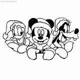 Goofy Christmas Coloring Disney Pages Donald Mickey Xcolorings 593px 50k Resolution Info Type  Size Jpeg sketch template