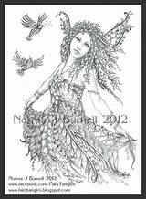 Fairy Coloring Pages Fairytangles Spring Tangles Dance Fairies Adults Book Adult March sketch template