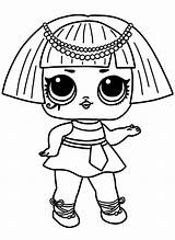 Lol Coloring Pages Doll Pharaoh Babe Surprise Visit sketch template