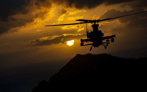 wallpapers bell ah  viper american attack helicopter ah  evening sunset