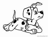 Dalmatians Dalmatian Puppy Dog Coloring Pages Cartoon Clip Hundred Breed Disneyclips Lying Down Funstuff sketch template
