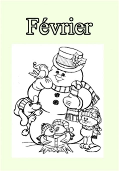 december month kids coloring pages