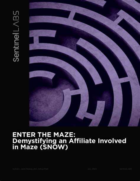Enter The Maze Demystifying An Affiliate Involved In Maze Snow