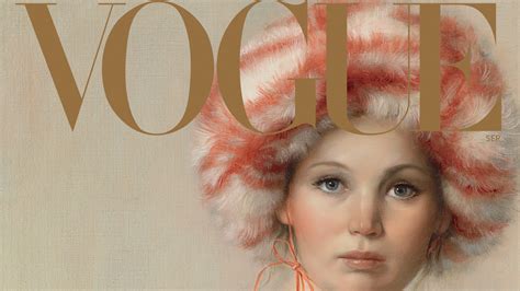 Jennifer Lawrence’s New Vogue Cover A John Currin Painting The New