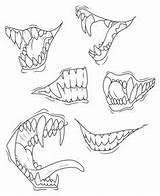 Drawing Teeth Drawings Sharp Mouth Draw Monster Animal Scary Fangs Demon Dessin Sketch Reference Sketches Horns Paintingvalley Tooth Devil Mouths sketch template