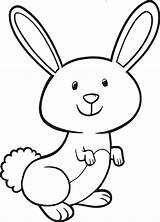 Coloring Bunny Baby Popular sketch template