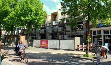nieuwbouw dekamarkt  centrum lunteren krijgt steeds meer vorm edestadnl nieuws uit de regio ede