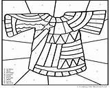 Coat Joseph Many Colors Coloring Pages Slavery Sold Into His Color Printable Getcolorings Getdrawings sketch template