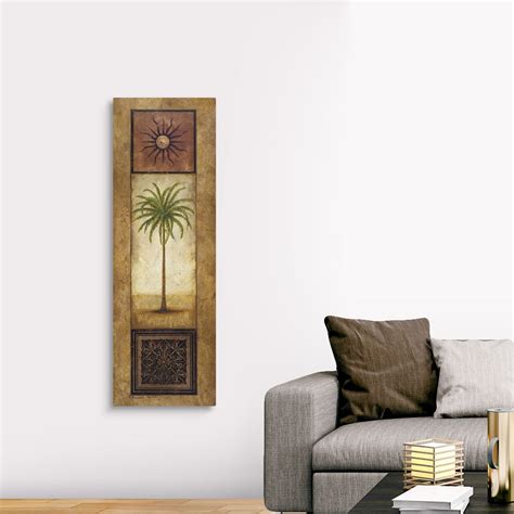 palm   sunlight canvas wall art print palm tree home decor ebay