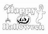 Halloween Coloring Happy Pages Printable Pumpkin Color Getcolorings Colo Sheets Print sketch template