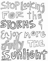 Attitude Quotesgram Sunlight Storms sketch template