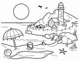 Coloring House Pages Beach Estate Real Simple Cartoon Printable Getcolorings Getdrawings Color sketch template