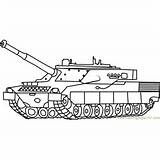 Tank Army Coloring Pages Abrams Battle M1 Coloringpages101 Tanks sketch template