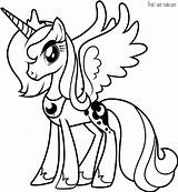 Pony Little Color Print Coloring Pages Girls sketch template