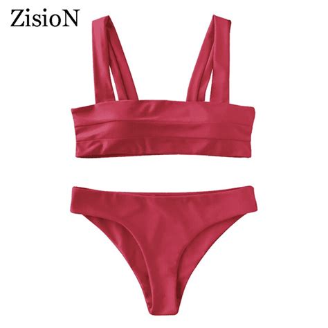 buy zision new brazilian bikini 2018 sexy swimsuit