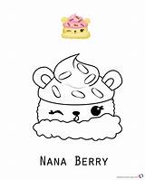 Num Noms Coloring Nana Berry Sheet Printable Pages Series Kids Color Adults sketch template