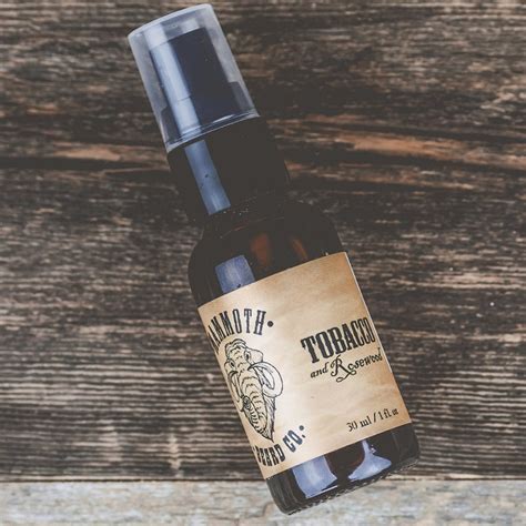 Tobacco And Rosewood Mammoth Beard Co Conditioning Beard Oil
