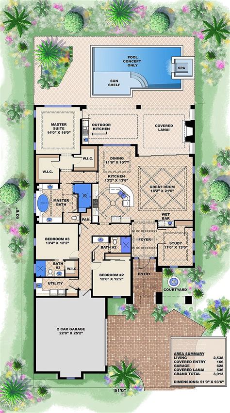 adobe southwestern style house plan  beds  baths  sqft plan   houseplanscom