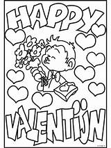 Kleurplaten Valentijn Kleurplaat Valentijnsdag Printen sketch template