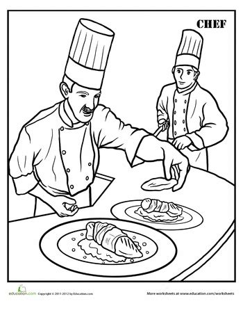 chef coloring page printable isebellenleblenc